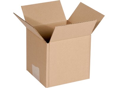 6 x 6 x 6 Shipping Box, 48 ECT, Double Wall, Kraft, 15/Bundle (BS060606HDDW)