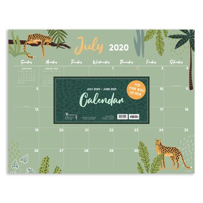 2020-2021 TF Publishing 17 x 22 Desk Pad Calendar, Monthly Theme, Multicolor (21-8024A)