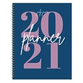 2020-2021 TF Publishing 8.5 x 11 Planner, Feminine Series Big Blue Year, Multicolor (21-9711A)