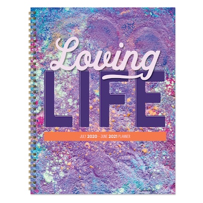 2020-2021 TF Publishing 8.5 x 11 Planner, Colorful, Loving Life (21-9713A)