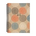 2020-2021 TF Publishing 6.5 x 8 Planner, Kraft Series, Circles (21-9220A)