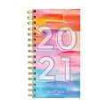 2020-2021 TF Publishing 3.5 x 6.5 Planner, Colored Outlines (21-7759A)