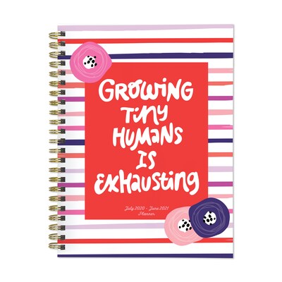 2020-2021 TF Publishing 6.5 x 8 Planner, Colorful Series Exhausted Mom, Multicolor (21-9264A)