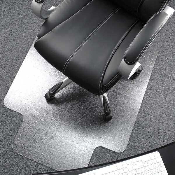 Floortex® Ultimat® 35 x 47 Rectangular with Lip Chair Mat for Carpets over 1/2, Polycarbonate (118927LR)