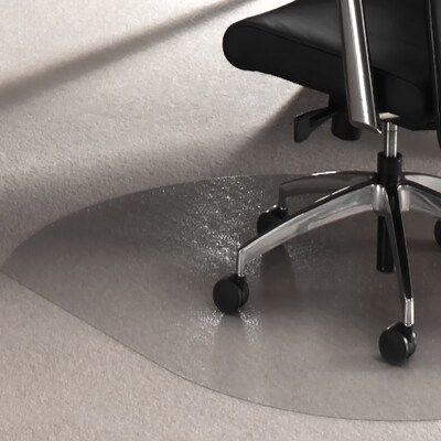 Floortex Ultimat Carpet Chair Mat, 39 x 49", Designed for Medium-Pile Carpets, Clear Polycarbonate (119923SR)