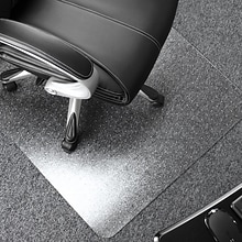 Floortex Cleartex Ultimat Carpet Chair Mat, 48 x 60, Medium-Pile, Clear (1115227ER)