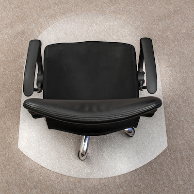 Floortex Ultimat Carpet Chair Mat, 39 x 49", Designed for Medium-Pile Carpets, Clear Polycarbonate (119923SR)