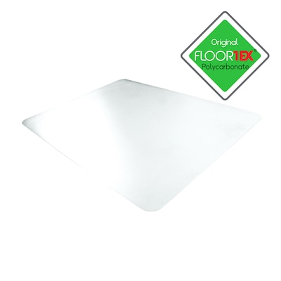Floortex Desktex® Anti-Slip Plastic Desk Pad, 71" x 35", Clear (FPDE3571RA)