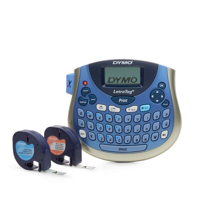 Dymo LetraTag Plus LT-100T Portable Thermal Label Maker, Gray (1733013)
