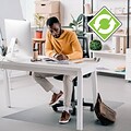 Floortex® Ecotex® Anti-Slip 36 x 48 Rectangular Chair Mat for Hard Floors, Recycled PET (ECO3648AEP)
