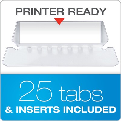 Pendaflex Reinforced Hanging File Folders, 1/5 Tab, Legal Size, Pink, 25/Box (04153 1/5 PIN)
