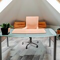 Floortex® Unomat® Anti-Slip 48 x 53 Rectangular with Lip Chair Mat for Hard Floors and Carpet Tiles, Polycarbonate (1213420LRA)