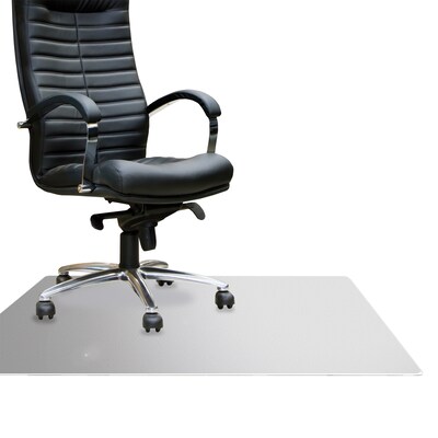 Floortex Megamat Carpet & Hard Floor Chair Mat, 35" x 47", Clear Polycarbonate (FCM12895ER)