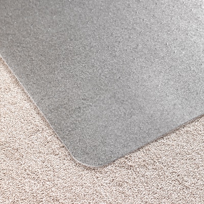 Floortex Cleartex Advantagemat Carpet Chair Mat, 45" x 53", Designed for Low-Pile Carpet, Vinyl (11341525LV)