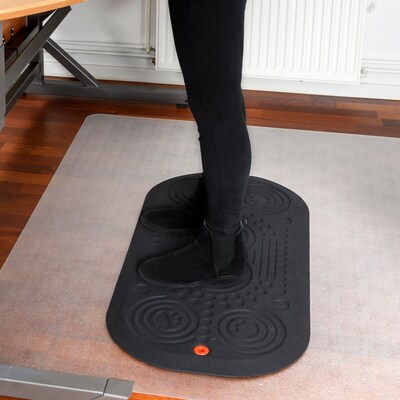 AFS-TEX® 3000X Black Active Anti-Fatigue Mat, 20" x 39", Midnight Black (FCA32039XBM)