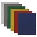 JAM Paper Glossy Two-Pocket Presentation Folders, Assorted Colors, 6/Pack (385GSASSRT)