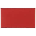 JAM Paper Smooth Personal Notecards, Red, 100/Pack (11756575A)