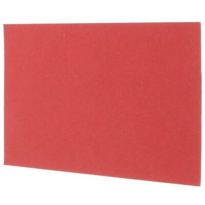 JAM Paper Smooth Personal Notecards, Red, 100/Pack (11756575A)