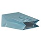 JAM Paper® Glossy Gift Bags, Medium, 8 x 4 x 10, Baby Blue, 6/pack (672GLbba)