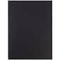 JAM Paper 2-Pocket Presentation Folders, Black Linen, 100/Box (99594)