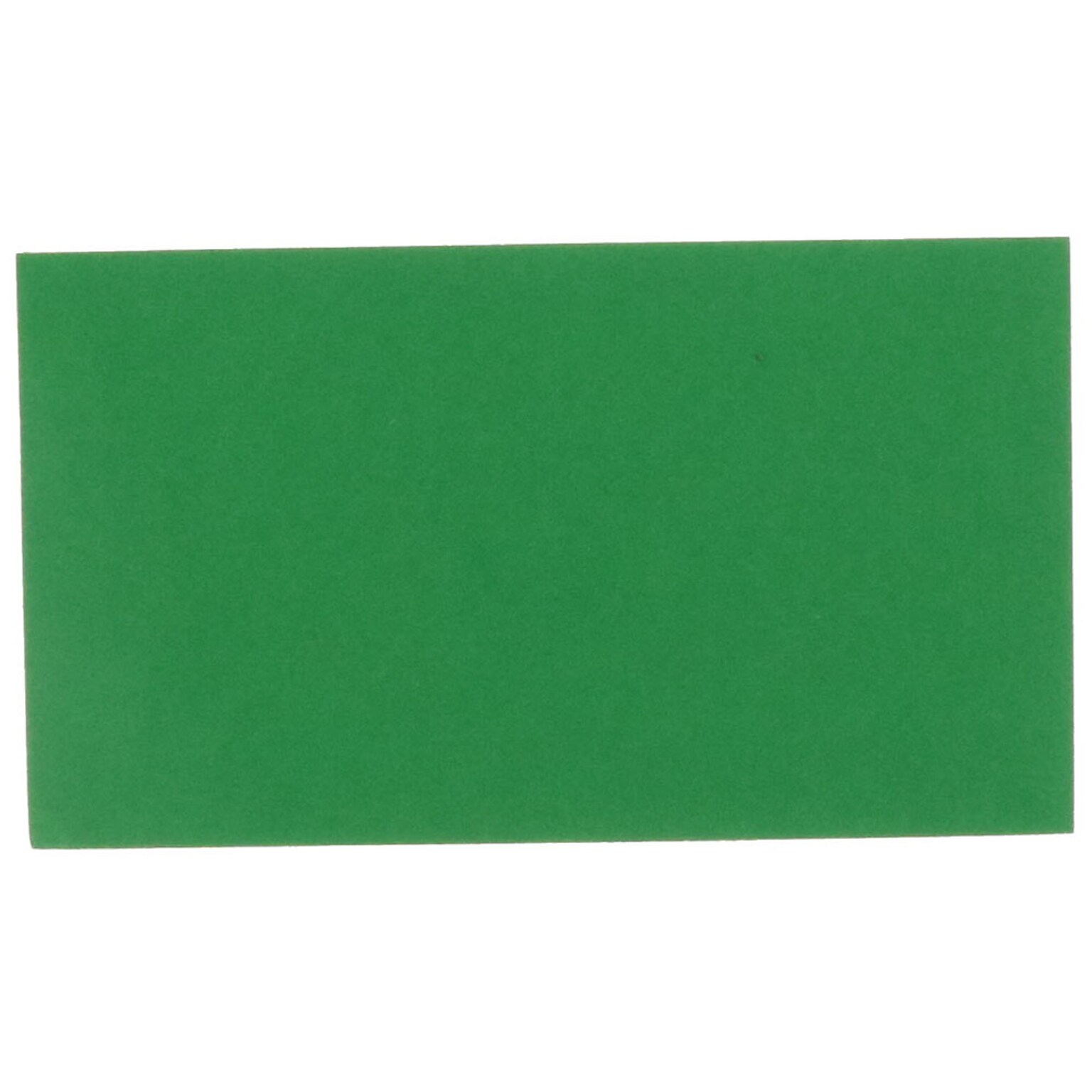 JAM Paper Smooth Personal Notecards, Green, 100/Pack (11756575)