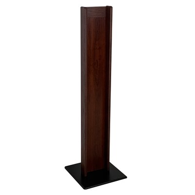 Wooden Mallet Hand Sanitizer Dispenser Stand, Mahogany