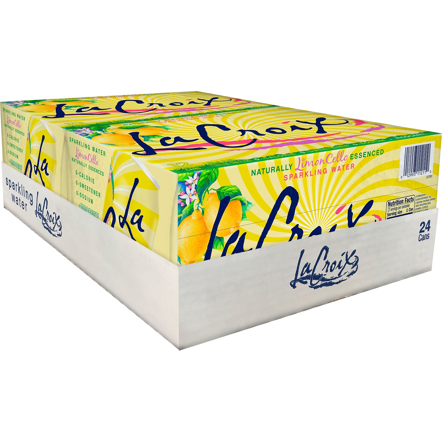 Lacroix Sparkling Water, LimonCello, 12 Oz., 24/Carton (15021740)