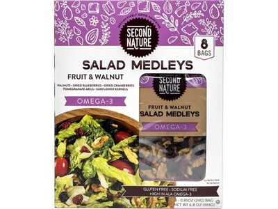 Second Nature Omega-3 Salad Medleys, 6.85 oz., 8/Pack (1290)