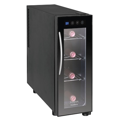 Koblenz 4-Bottle Wine Cooler, Black (EVFK-04)