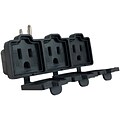 Stanley PLUGMAX 3-Outlet Outdoor Wall Tap, Black (31110)