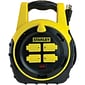 Stanley ShopMAX 20 ft. Power Hub Cord Reel, 4-Outlet, Yellow (33959)