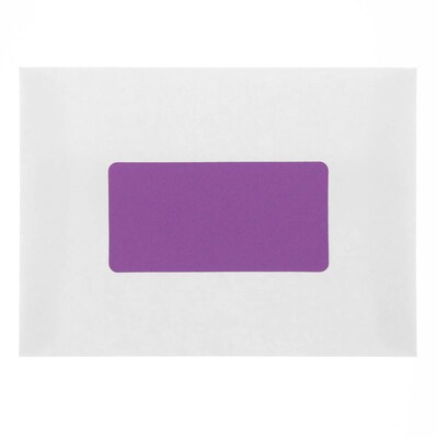 JAM Paper Laser/Inkjet Shipping Address Labels, 2" x 4", Violet Purple, 10 Labels/Sheet, 12 Sheets/Pack (302725790)