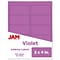 JAM Paper Laser/Inkjet Shipping Address Labels, 2 x 4, Violet Purple, 10 Labels/Sheet, 12 Sheets/P