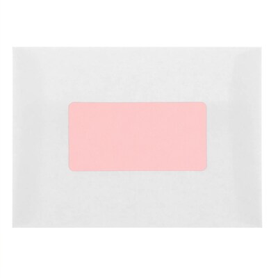 JAM Paper Shipping Labels, 2" x 4", Baby Pink, 10 Labels/Sheet, 12 Sheets/Pack (4052897)