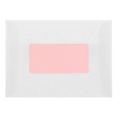 JAM Paper Shipping Labels, 2" x 4", Baby Pink, 10 Labels/Sheet, 12 Sheets/Pack (4052897)