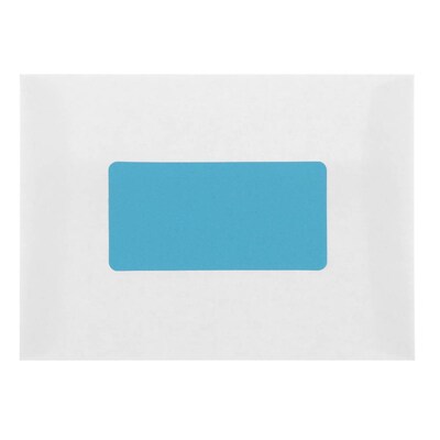 JAM Paper Laser/Inkjet Shipping Address Labels, 2" x 4", Blue, 10 Labels/Sheet, 12 Sheets/Pack (302725768)