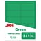 JAM Paper Laser/Inkjet Shipping Address Labels, 2 x 4, Green, 10 Labels/Sheet, 12 Sheets/Pack (302