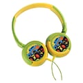 Volkano Kiddies Boys Monster Truck Stereo Headphones, Green (VK-2000-BMT)