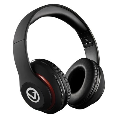 Volkano Impulse Wireless Bluetooth Stereo Headphones, Black (VB-VH100-BLK)