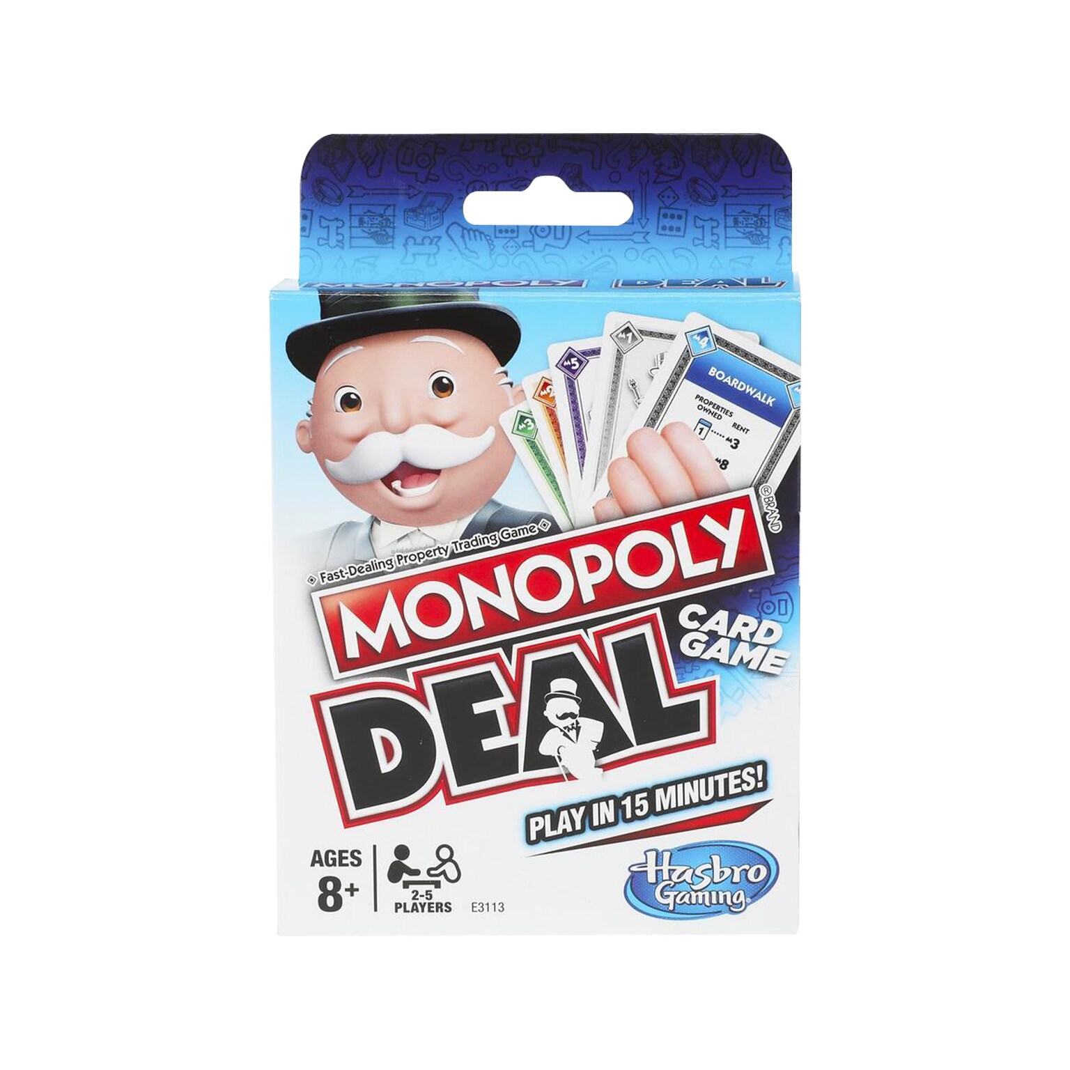 Hasbro Monopoly Deal Card Game, Entertainment, Elementary (E3113)