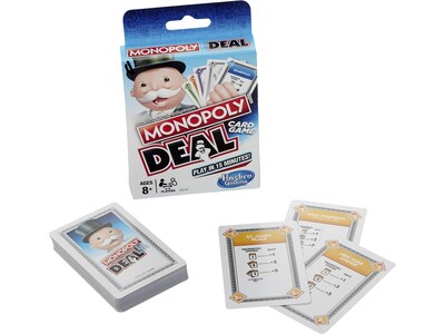 Hasbro Monopoly Deal Card Game, Entertainment, Elementary (E3113)