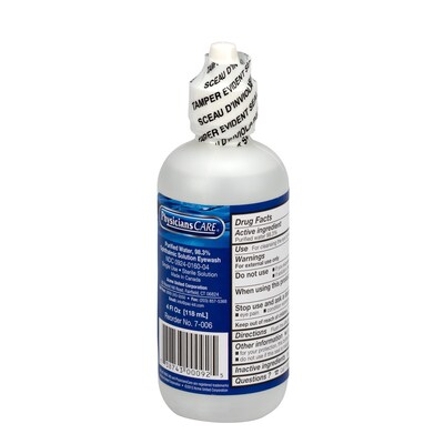 First Aid Only Physicians Care Eye Wash, Screw Top Bottle, 32 oz. (340232)