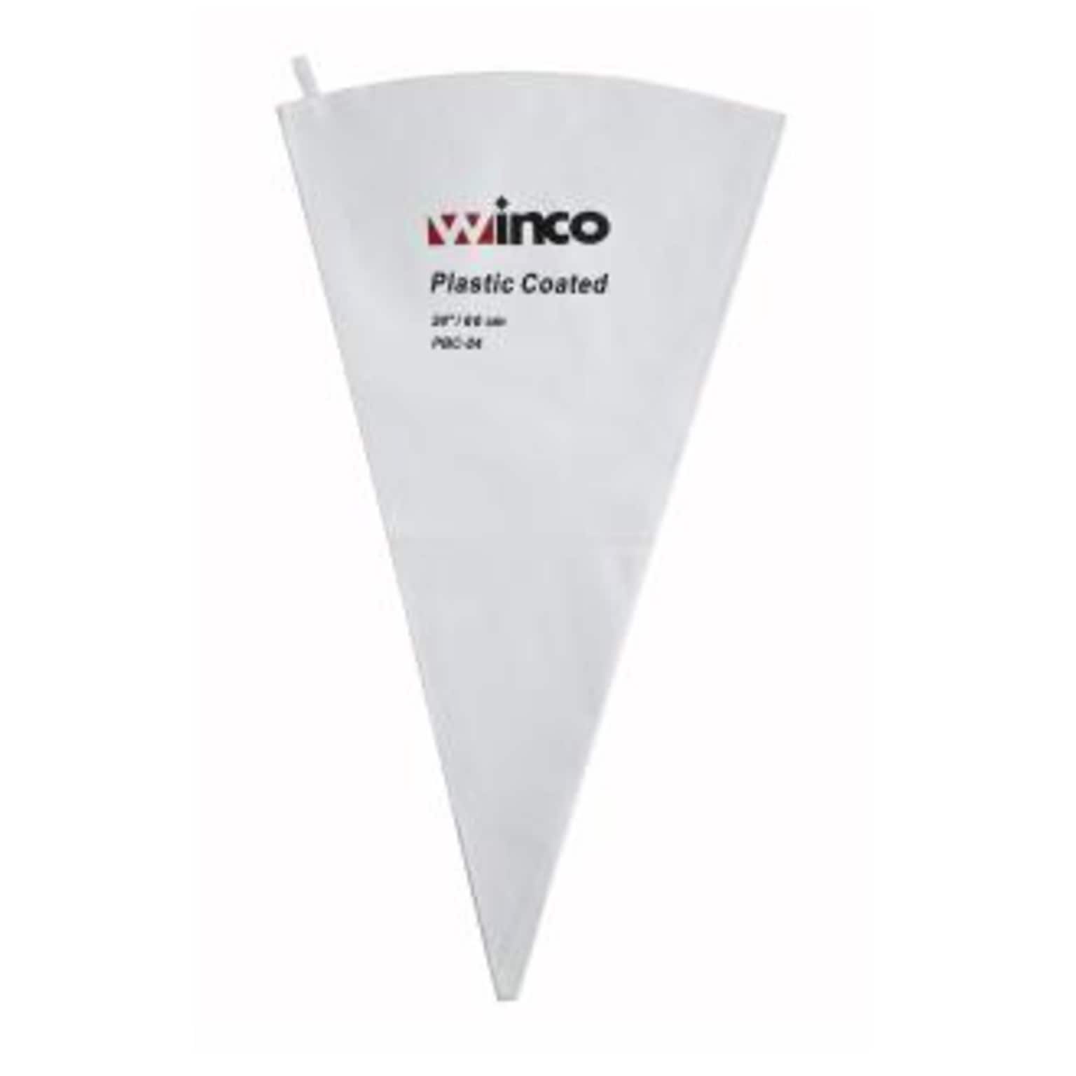 Winco 24 Cloth Pastry Bag, White (PBC-24)