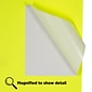 JAM Paper Laser/Inkjet Shipping Labels, 4" x 5", Neon Yellow, 4 Labels/Sheet, 30 Sheets/Pack (354329153)