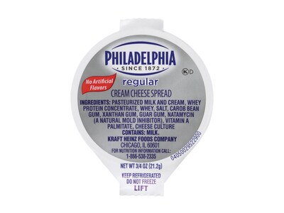 Philadelphia Regular Cream Cheese, 0.75 oz., 50/Pack (610898)