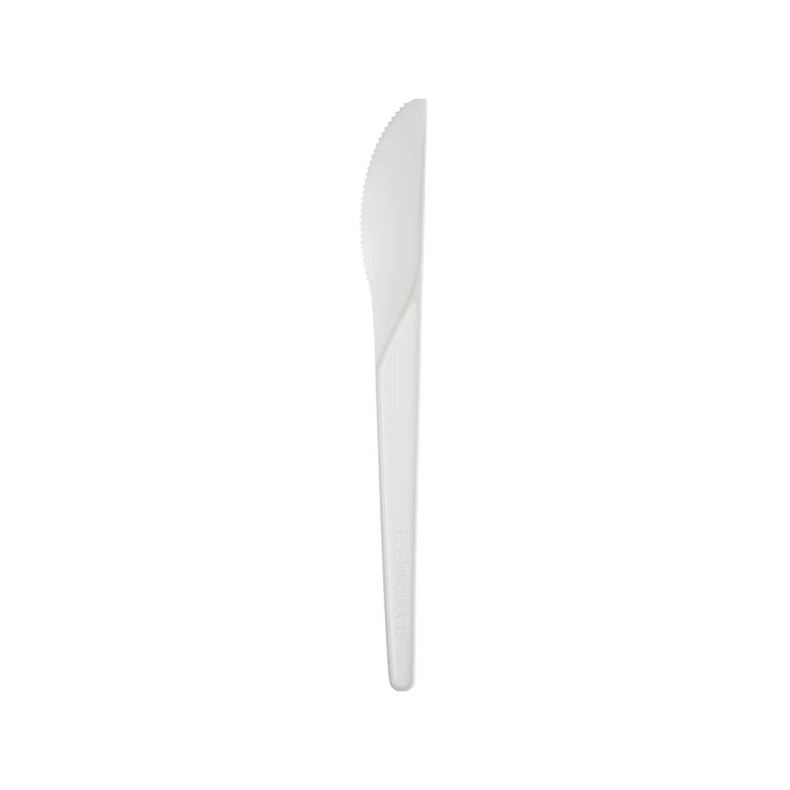 Eco-Products Plantware Crystallized Polylactide Knife, White, 1000 /Carton (EP-S011)