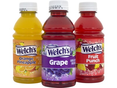 Welch's Juice Variety Pack, 10 oz., 24/Pack (47910)