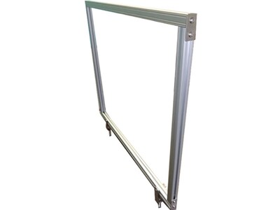 Ghent Clamp Mount Sneeze Guard, 24H x 29W, Frosted Acrylic (DPSF2429-A)