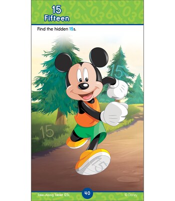 Disney Learning My Take-Along Tablet, Paperback Activity Pad 123s (705378)