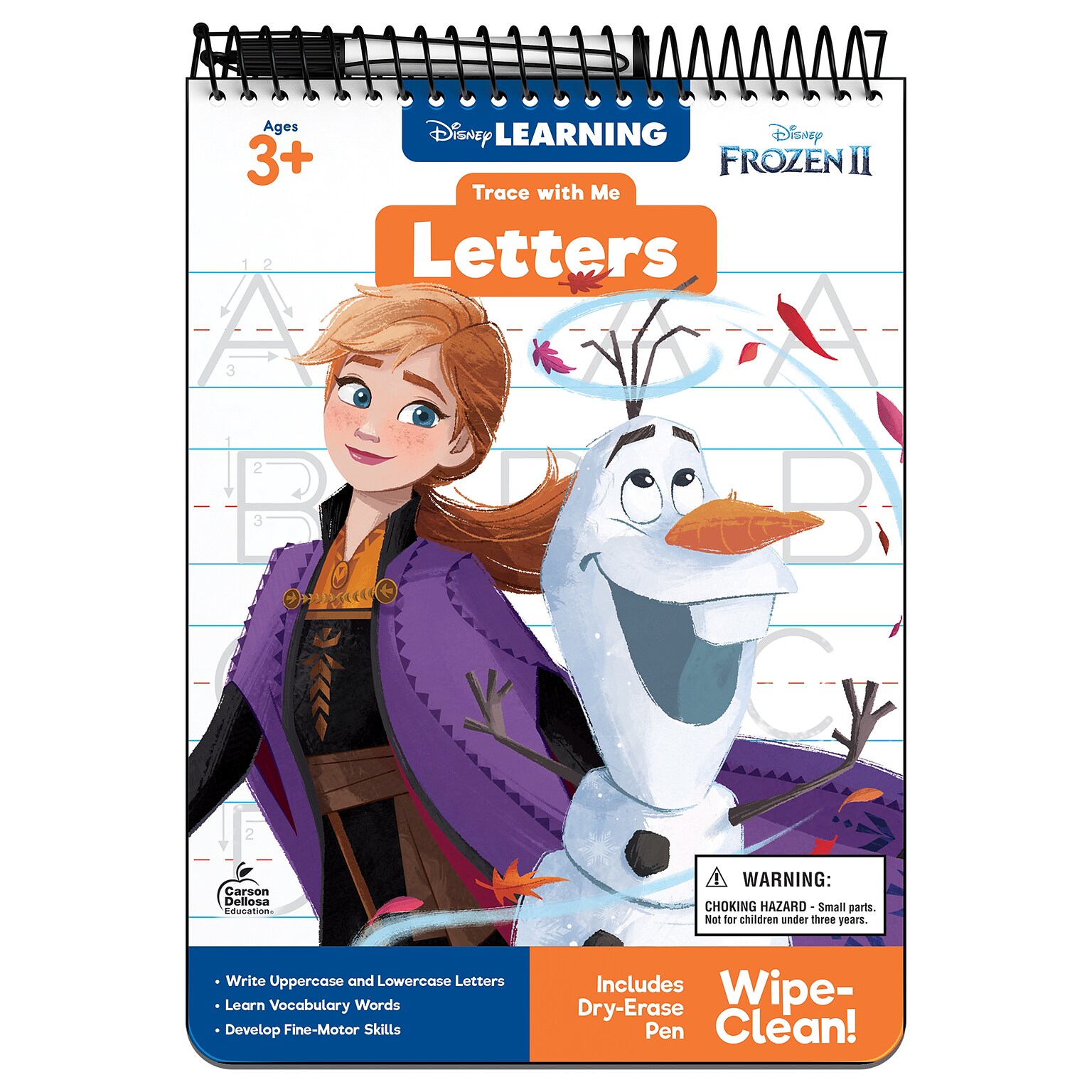 Disney Learning Trace with Me, Paperback Activity Pad Letters (705383)